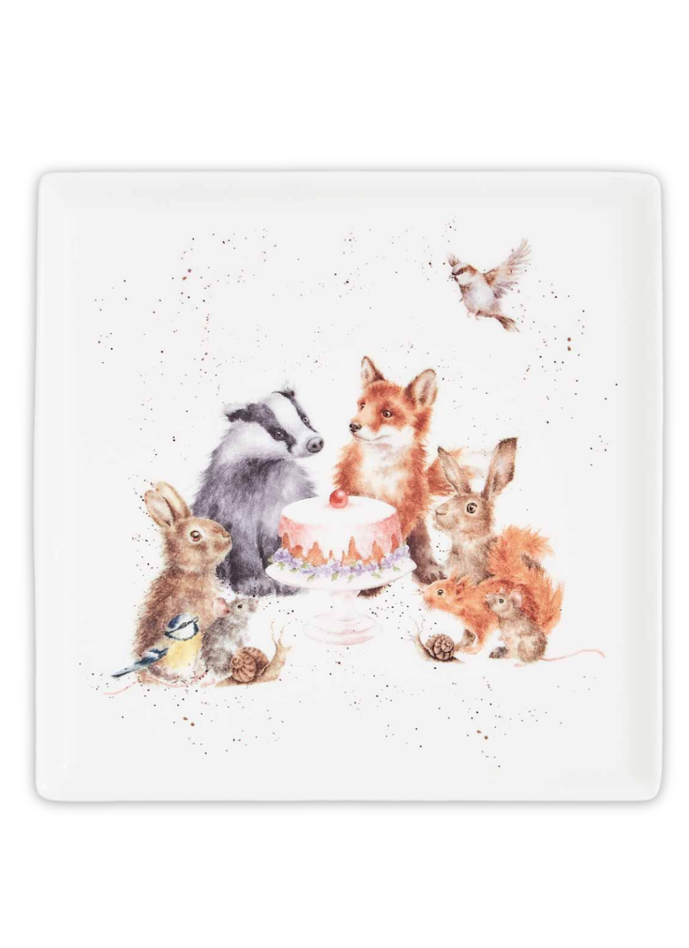 Woodland Party Square Plate
